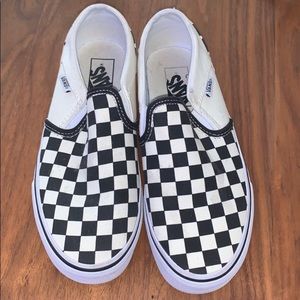 Checkered vans size 7
